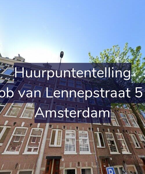 Foto gevel Huurpuntentelling voor Jacob van Lennepstraat 51-2, Amsterdam