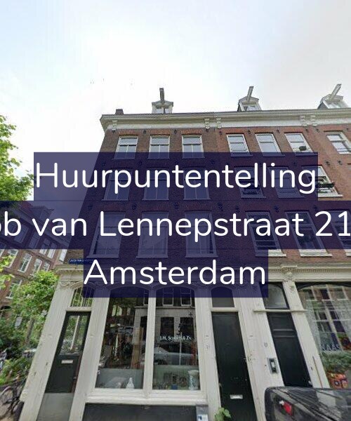 Foto gevel Huurpuntentelling voor Jacob van Lennepstraat 21-1V, Amsterdam