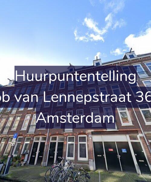 Foto gevel Huurpuntentelling voor Jacob van Lennepstraat 369-3, Amsterdam