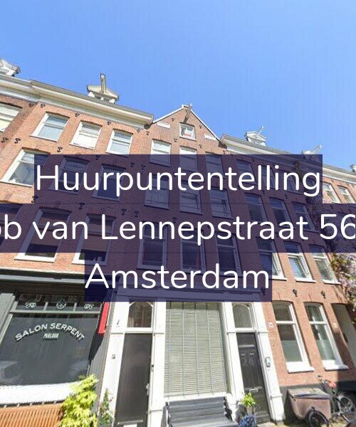 Foto gevel Huurpuntentelling voor Jacob van Lennepstraat 56-3V, Amsterdam