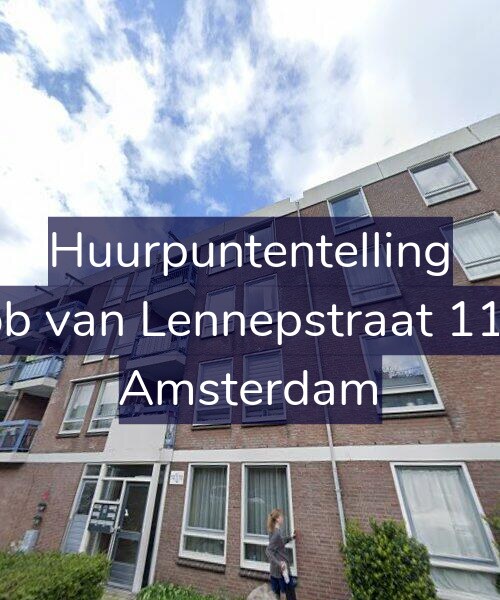 Foto gevel Huurpuntentelling voor Jacob van Lennepstraat 110-B, Amsterdam