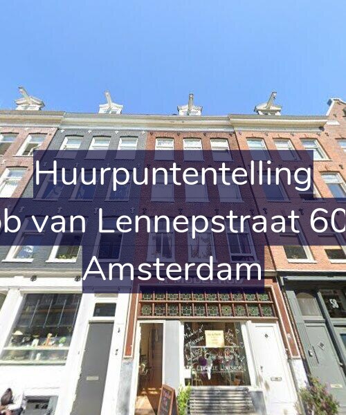 Foto gevel Huurpuntentelling voor Jacob van Lennepstraat 60-3V, Amsterdam