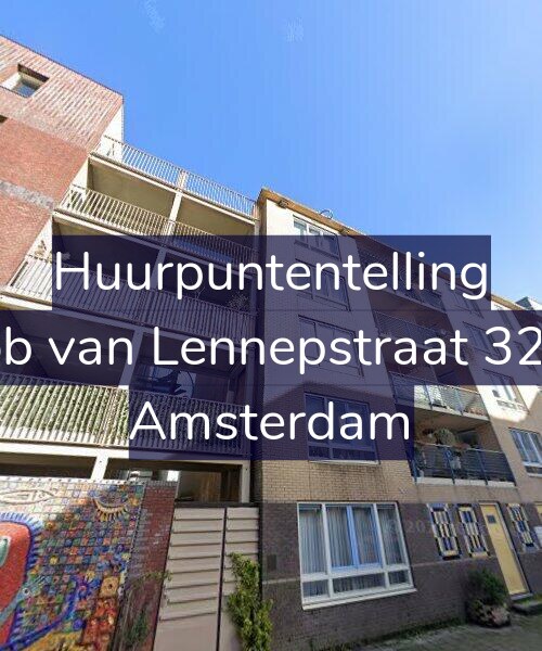 Foto gevel Huurpuntentelling voor Jacob van Lennepstraat 324-D, Amsterdam