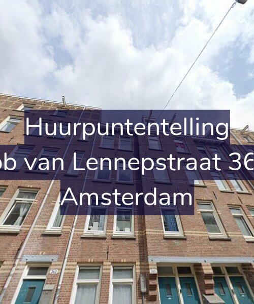 Foto gevel Huurpuntentelling voor Jacob van Lennepstraat 360-2, Amsterdam