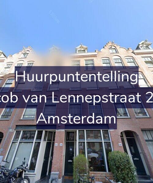Foto gevel Huurpuntentelling voor Jacob van Lennepstraat 298, Amsterdam