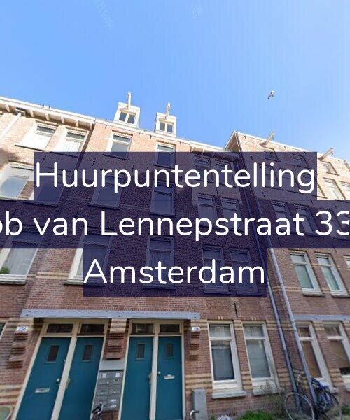 Foto gevel Huurpuntentelling voor Jacob van Lennepstraat 334-1, Amsterdam