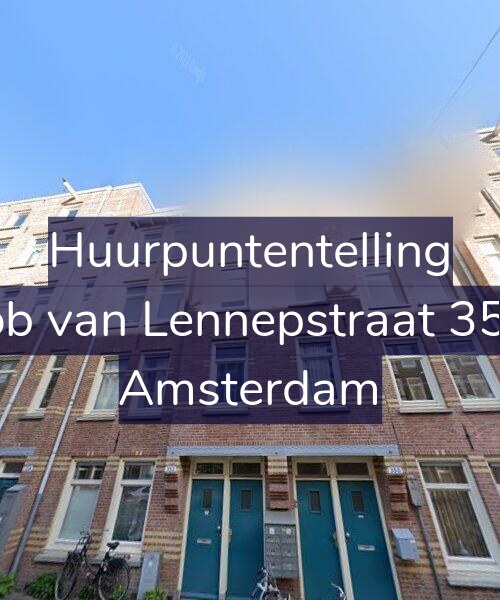 Foto gevel Huurpuntentelling voor Jacob van Lennepstraat 352-2, Amsterdam