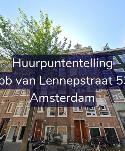 Foto gevel Huurpuntentelling voor Jacob van Lennepstraat 53-1, Amsterdam