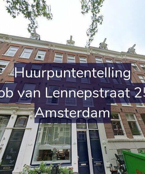 Foto gevel Huurpuntentelling voor Jacob van Lennepstraat 25-B, Amsterdam