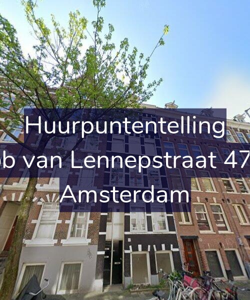 Foto gevel Huurpuntentelling voor Jacob van Lennepstraat 47-3V, Amsterdam