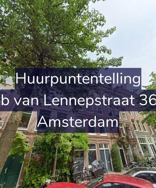 Foto gevel Huurpuntentelling voor Jacob van Lennepstraat 36-3A, Amsterdam