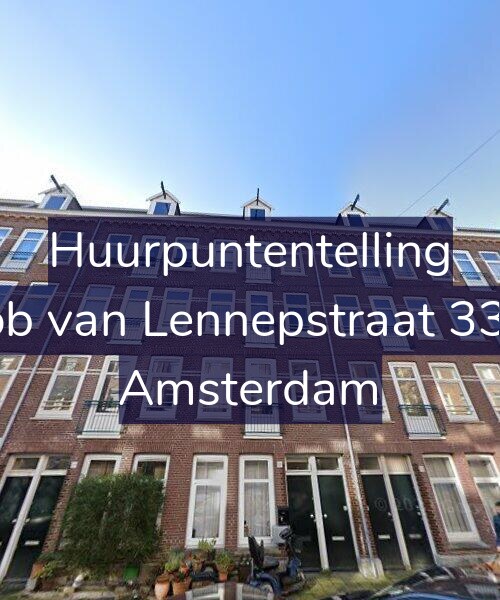 Foto gevel Huurpuntentelling voor Jacob van Lennepstraat 331-1, Amsterdam