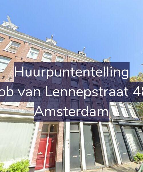 Foto gevel Huurpuntentelling voor Jacob van Lennepstraat 48-1, Amsterdam