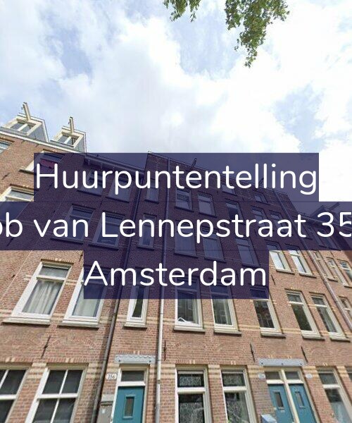 Foto gevel Huurpuntentelling voor Jacob van Lennepstraat 356-3, Amsterdam