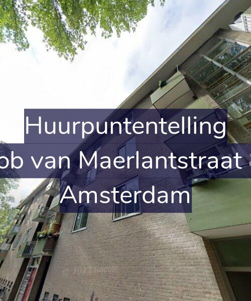 Foto gevel Huurpuntentelling voor Jacob van Maerlantstraat 8-3, Amsterdam