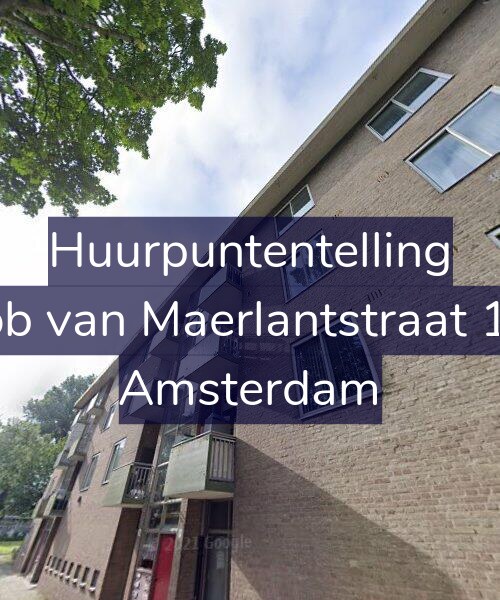 Foto gevel Huurpuntentelling voor Jacob van Maerlantstraat 16-2, Amsterdam