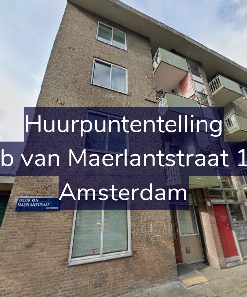 Foto gevel Huurpuntentelling voor Jacob van Maerlantstraat 13-H, Amsterdam