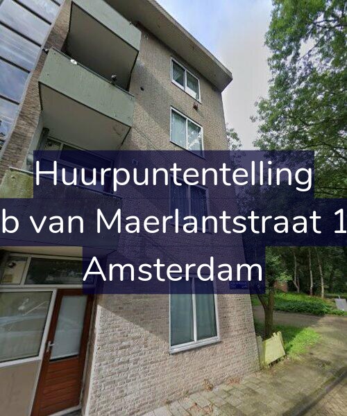 Foto gevel Huurpuntentelling voor Jacob van Maerlantstraat 18-H, Amsterdam