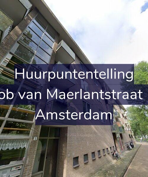Foto gevel Huurpuntentelling voor Jacob van Maerlantstraat 5-1, Amsterdam