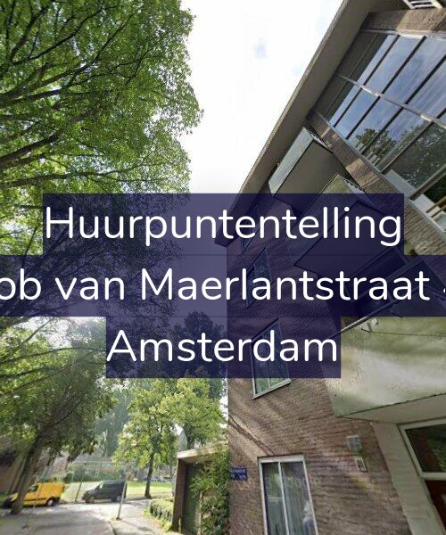 Foto gevel Huurpuntentelling voor Jacob van Maerlantstraat 4-3, Amsterdam