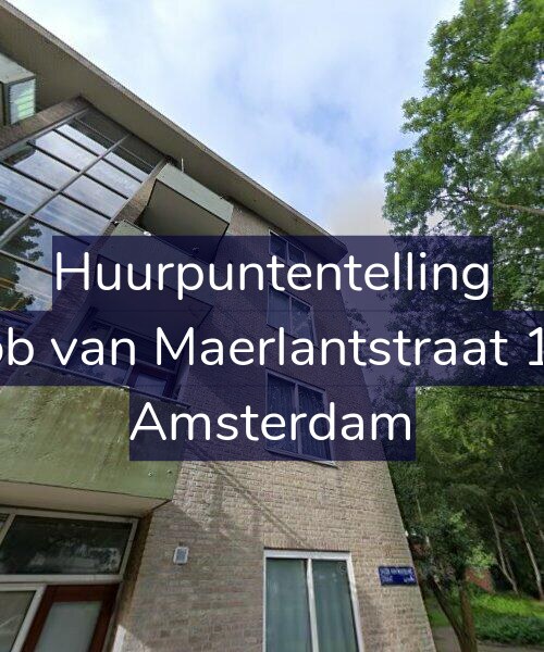 Foto gevel Huurpuntentelling voor Jacob van Maerlantstraat 18-2, Amsterdam