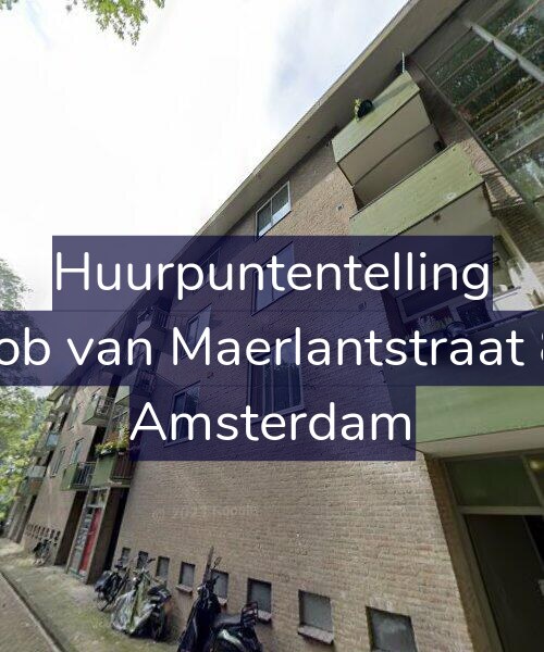 Foto gevel Huurpuntentelling voor Jacob van Maerlantstraat 8-1, Amsterdam