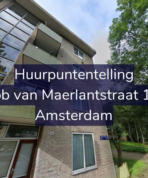 Foto gevel Huurpuntentelling voor Jacob van Maerlantstraat 18-1, Amsterdam