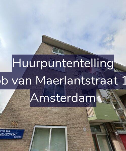 Foto gevel Huurpuntentelling voor Jacob van Maerlantstraat 13-3, Amsterdam