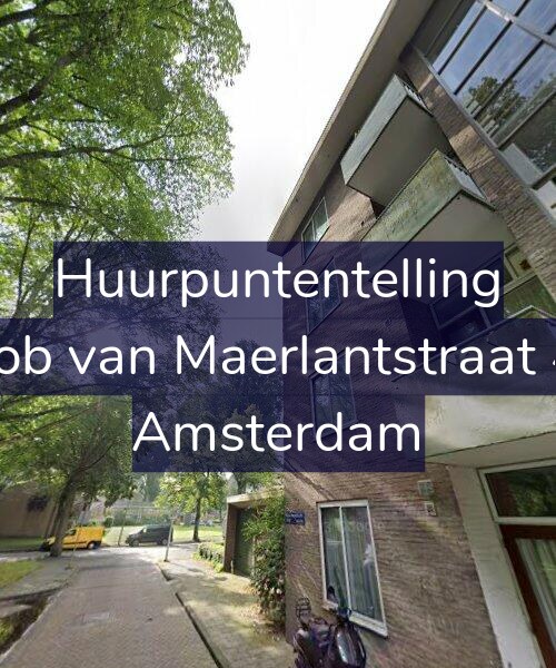 Foto gevel Huurpuntentelling voor Jacob van Maerlantstraat 4-1, Amsterdam
