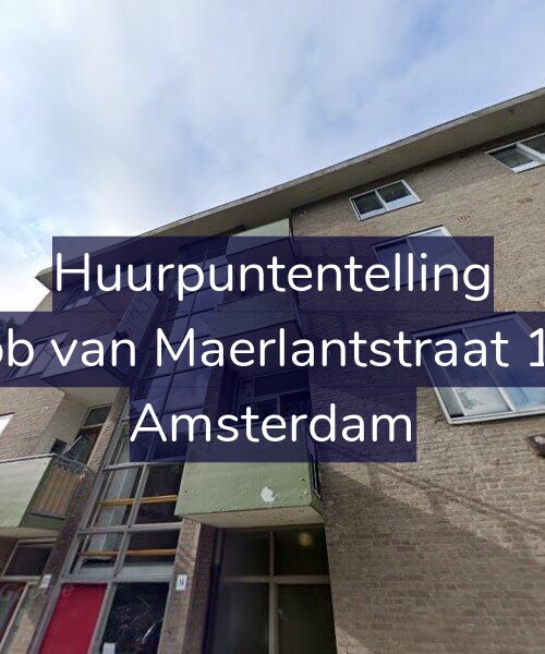 Foto gevel Huurpuntentelling voor Jacob van Maerlantstraat 14-3, Amsterdam