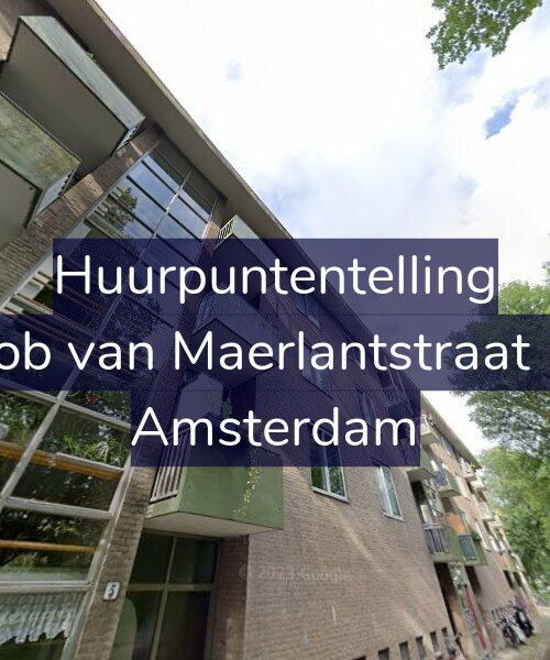 Foto gevel Huurpuntentelling voor Jacob van Maerlantstraat 5-2, Amsterdam