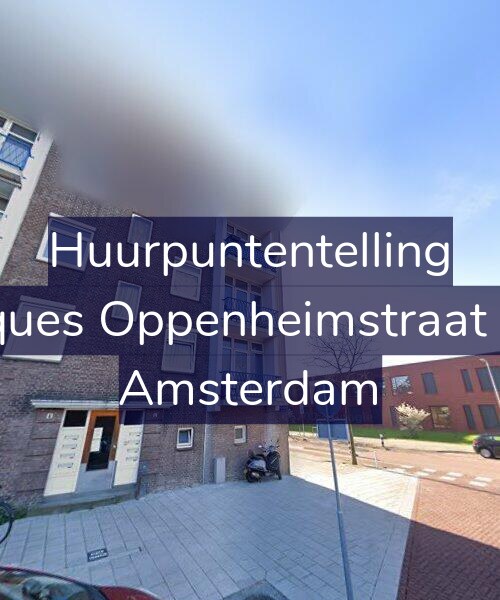 Foto gevel Huurpuntentelling voor Jacques Oppenheimstraat 2-H, Amsterdam