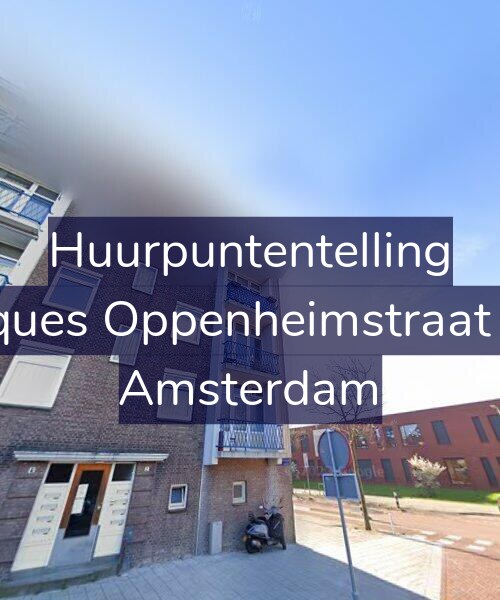 Foto gevel Huurpuntentelling voor Jacques Oppenheimstraat 2-1, Amsterdam