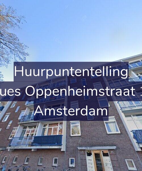 Foto gevel Huurpuntentelling voor Jacques Oppenheimstraat 16-3, Amsterdam