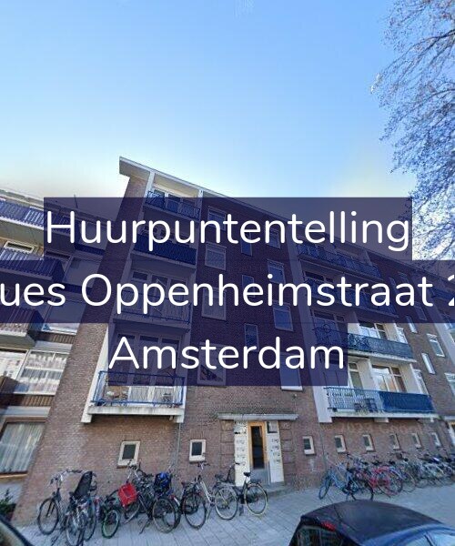 Foto gevel Huurpuntentelling voor Jacques Oppenheimstraat 20-1, Amsterdam
