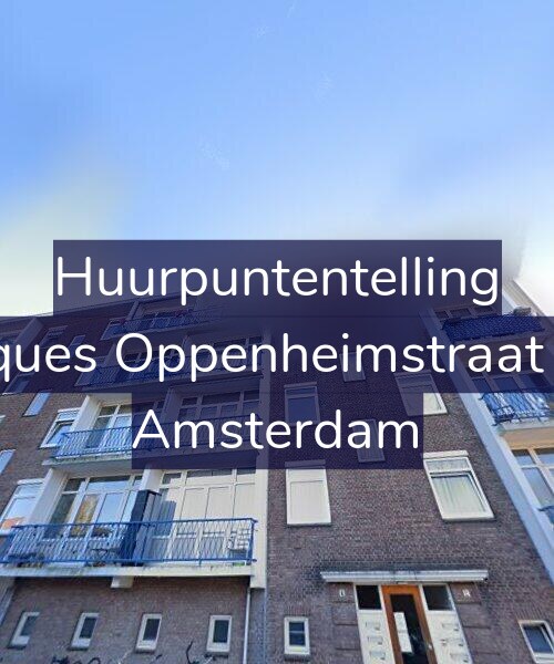 Foto gevel Huurpuntentelling voor Jacques Oppenheimstraat 4-3, Amsterdam