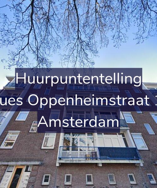 Foto gevel Huurpuntentelling voor Jacques Oppenheimstraat 18-3, Amsterdam