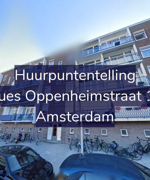 Foto gevel Huurpuntentelling voor Jacques Oppenheimstraat 10-H, Amsterdam