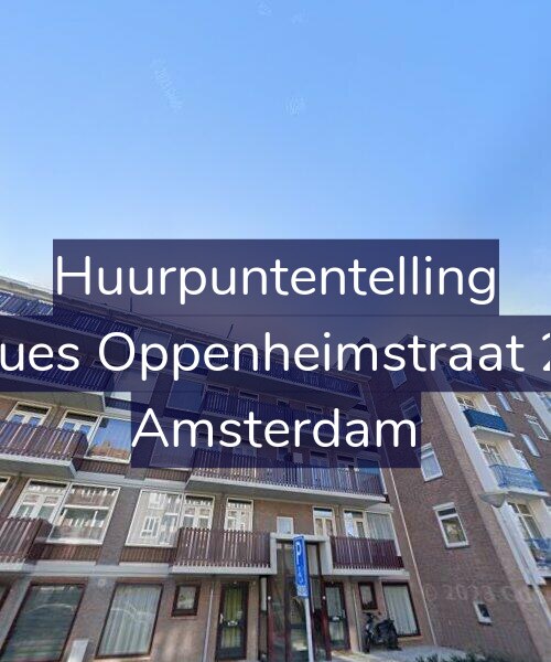Foto gevel Huurpuntentelling voor Jacques Oppenheimstraat 24-3, Amsterdam