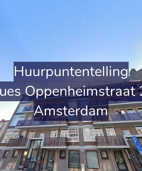 Foto gevel Huurpuntentelling voor Jacques Oppenheimstraat 26-2, Amsterdam