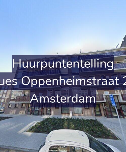 Foto gevel Huurpuntentelling voor Jacques Oppenheimstraat 26-H, Amsterdam
