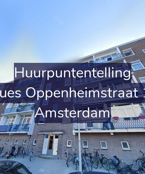 Foto gevel Huurpuntentelling voor Jacques Oppenheimstraat 10-1, Amsterdam