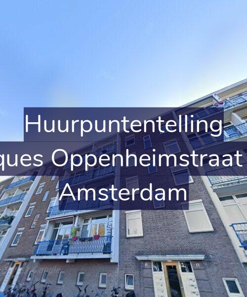 Foto gevel Huurpuntentelling voor Jacques Oppenheimstraat 8-2, Amsterdam