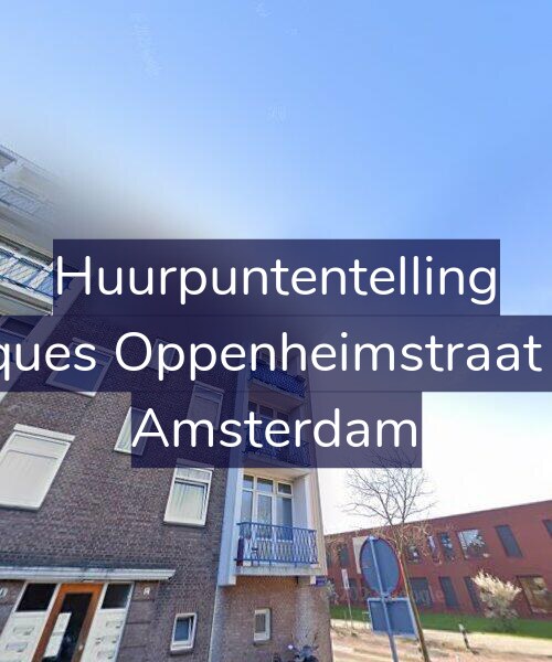 Foto gevel Huurpuntentelling voor Jacques Oppenheimstraat 2-3, Amsterdam