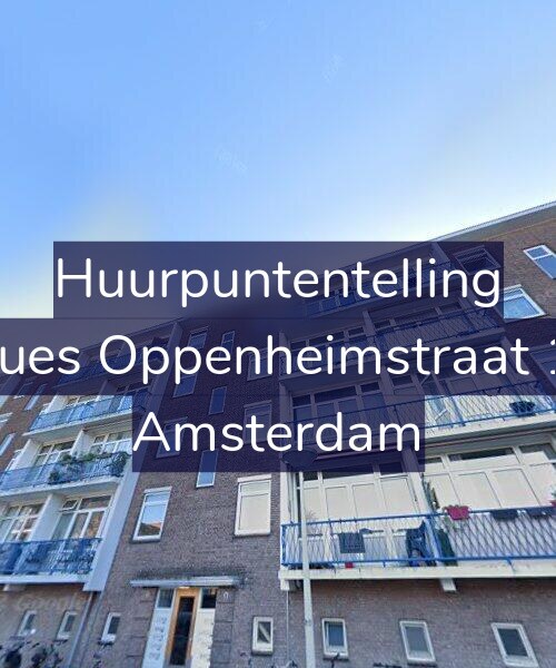 Foto gevel Huurpuntentelling voor Jacques Oppenheimstraat 10-2, Amsterdam