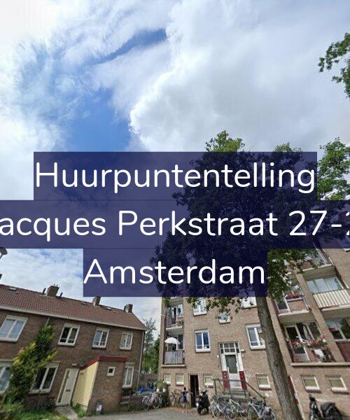 Foto gevel Huurpuntentelling voor Jacques Perkstraat 27-2, Amsterdam