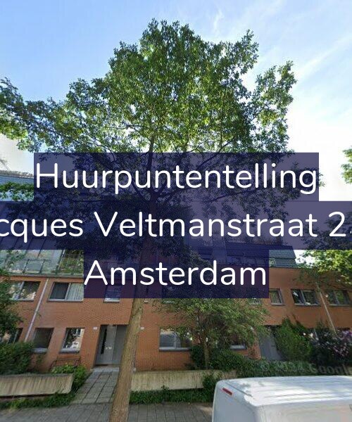 Foto gevel Huurpuntentelling voor Jacques Veltmanstraat 253, Amsterdam