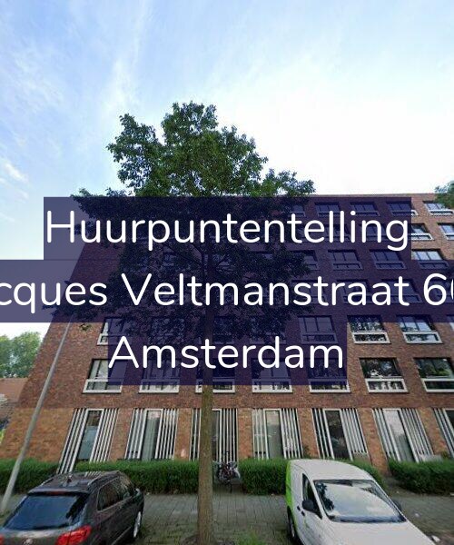 Foto gevel Huurpuntentelling voor Jacques Veltmanstraat 609, Amsterdam