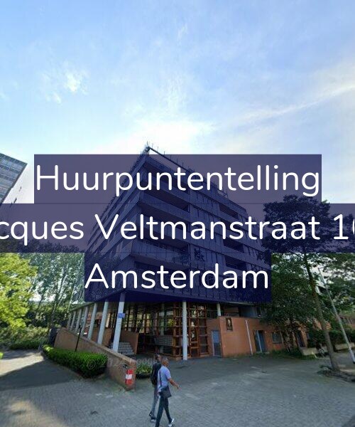Foto gevel Huurpuntentelling voor Jacques Veltmanstraat 109, Amsterdam