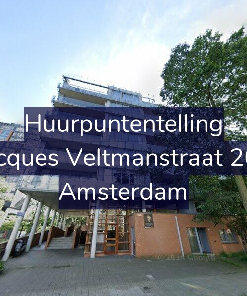 Foto gevel Huurpuntentelling voor Jacques Veltmanstraat 207, Amsterdam